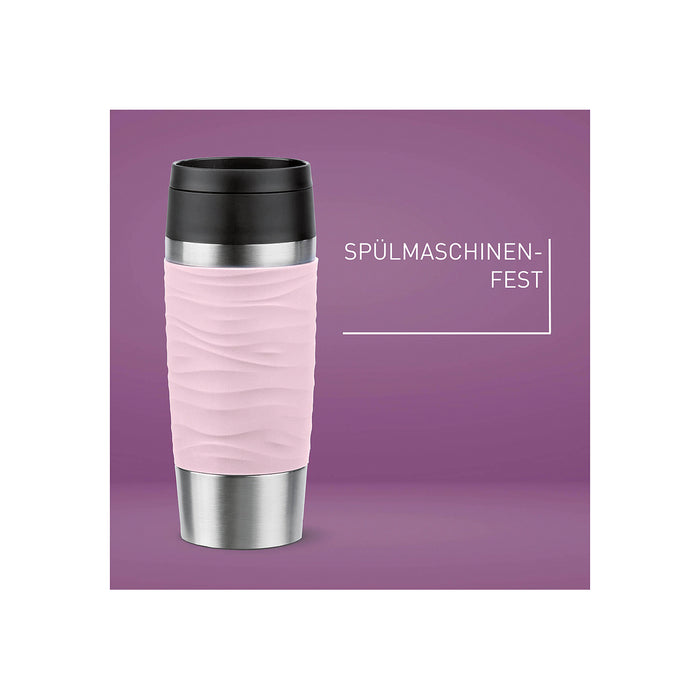 Isolierbecher Travel Mug Wave 0,36l pastellrosa