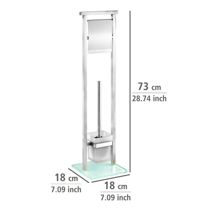 Stand WC-Garnitur Mod. Debar Edelstahl