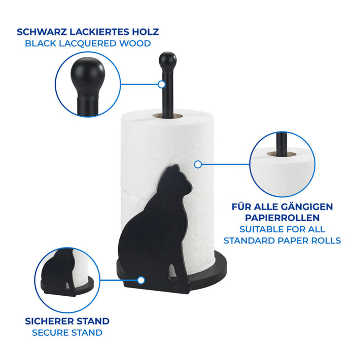 Papierrollenhalter Katze