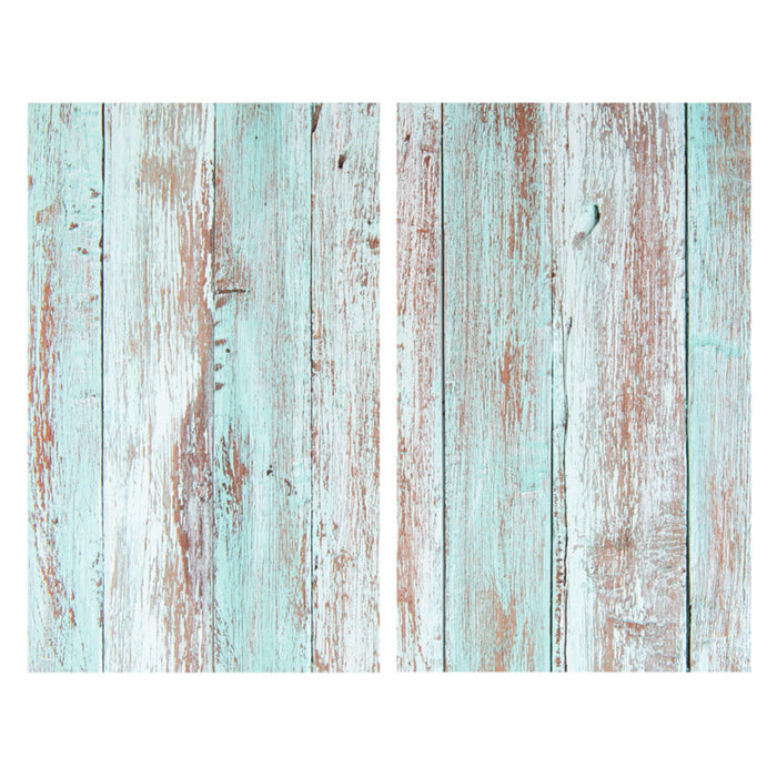 Glasabdeckplatten Blue Wood 2er Set