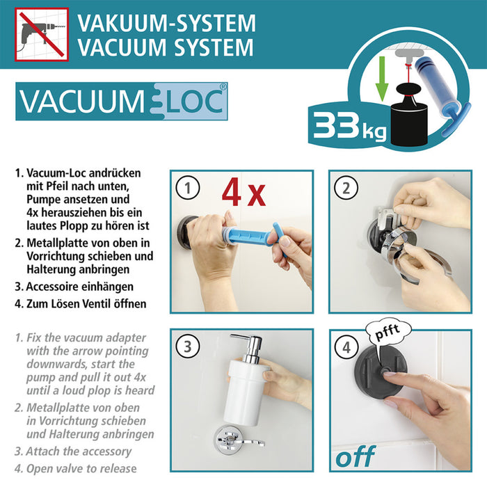 Vacuum-Loc® Wandhaken Duo Capri