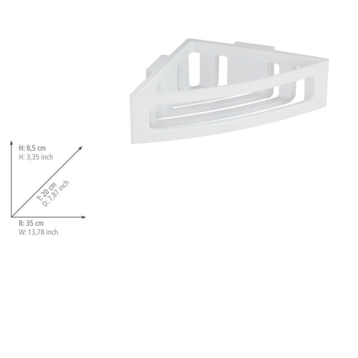 Turbo-Loc® Eckablage Bralia, Weiß