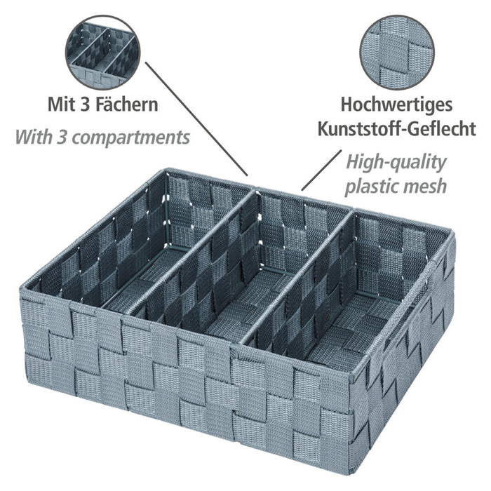 Organizer Mod. Adria mit Griff Grau