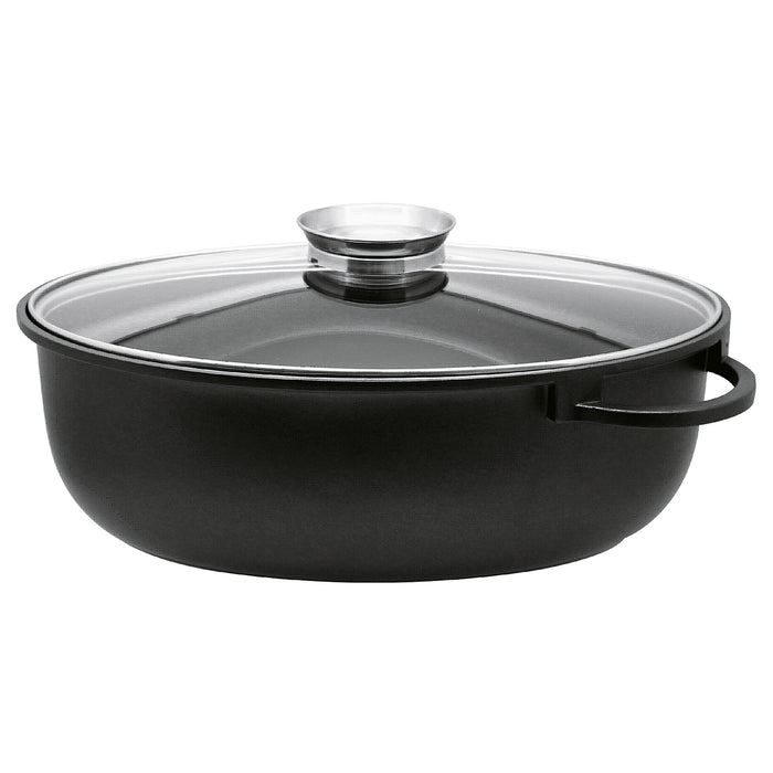 Alucast Bräter oval Elodur Select schwarz matt