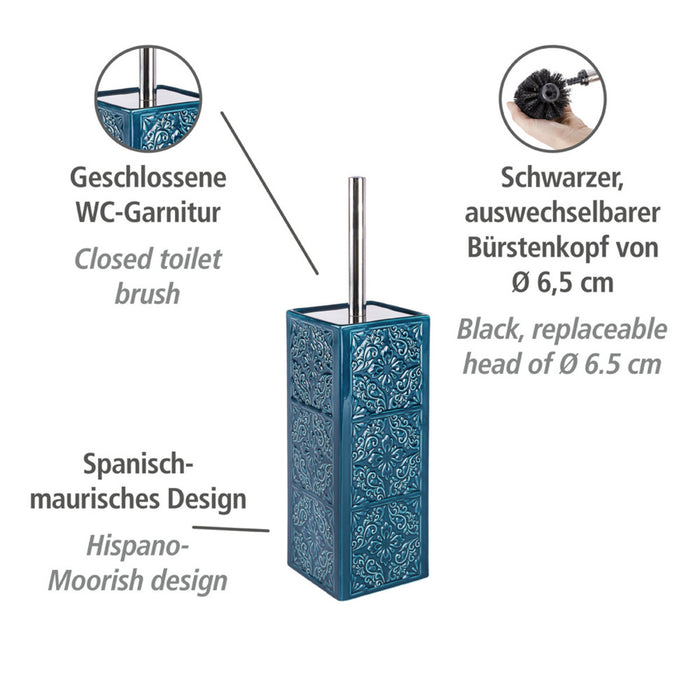 WC-Garnitur Mod. Cordoba Blau Keramik