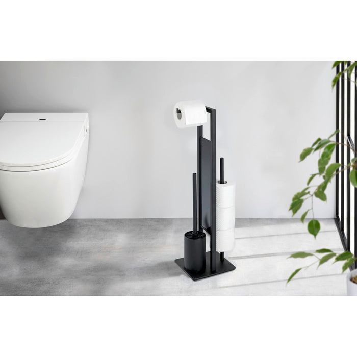 Stand WC-Garnitur Mod. Rivalta Schwarz matt