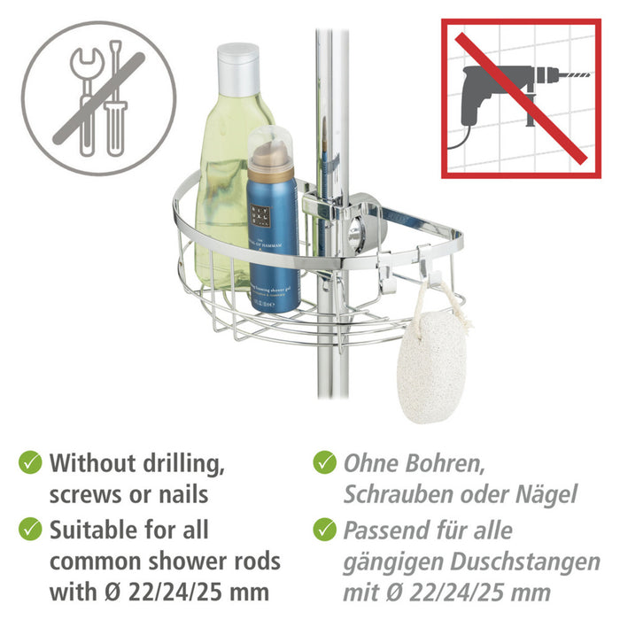 Duschstangencaddy Mod. Floresta Rund