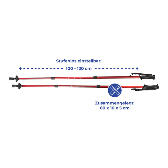 Trekking-Stöcke Teleskop