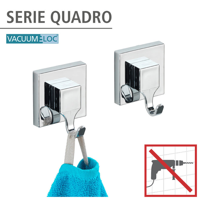 Vacuum-Loc® Wandhaken Quadro 2er Set,