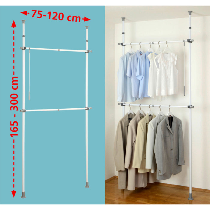Teleskop-Garderobensystem Herkules Basic