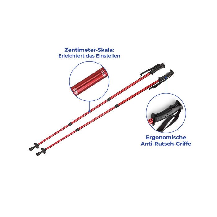 Trekking-Stöcke Teleskop