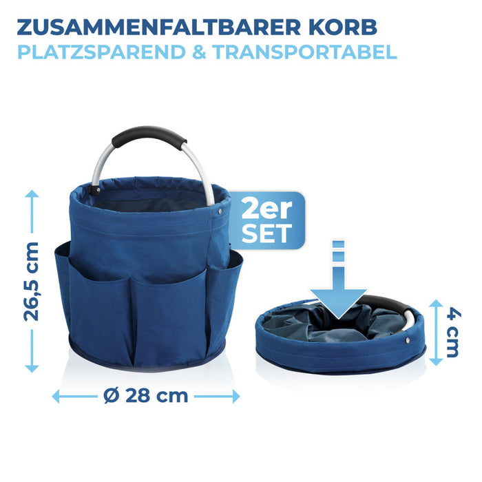 Universal Reinigungs-Caddy Blau 2er Set