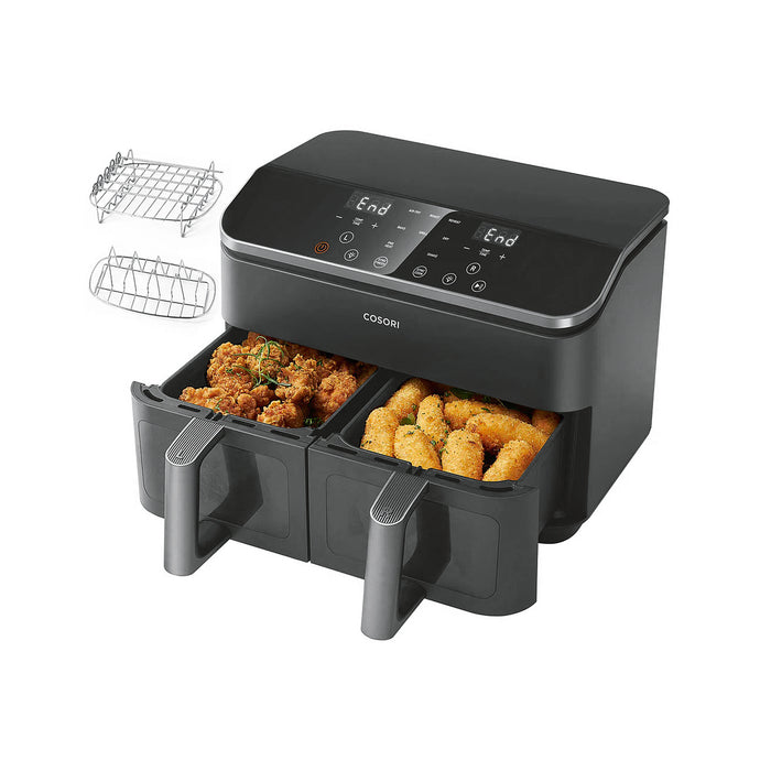 Heißluftfritteuse Dual Basket CAF-R901-AEU 8,5l schwarz