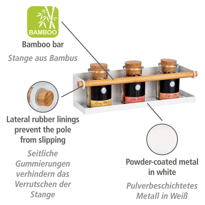 Gewürzregal Mod. Magna Weiß