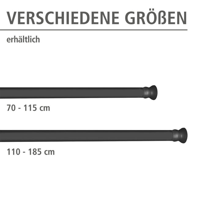 Teleskop-Duschstange Schwarz 70 - 115 cm