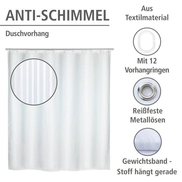 Anti-Schimmel Duschvorhang Mod. Palais