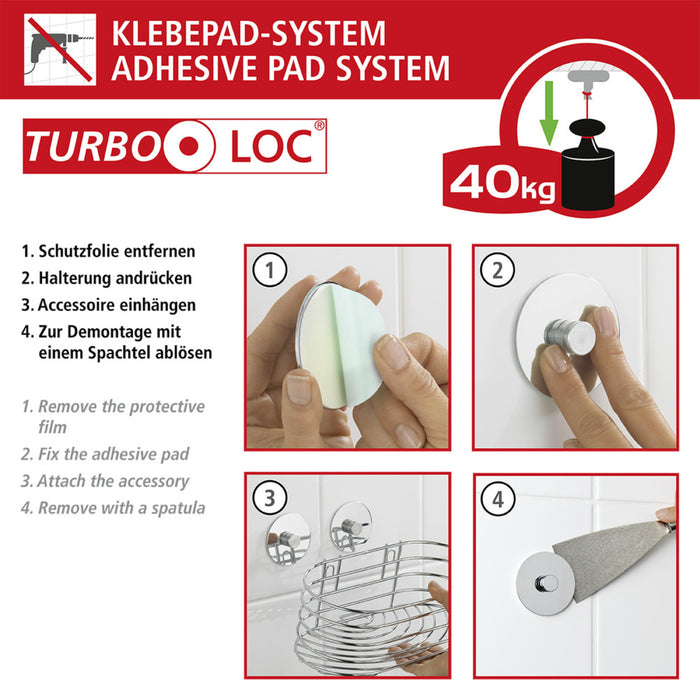 Turbo-Loc® Toilettenpapierrollenhalter