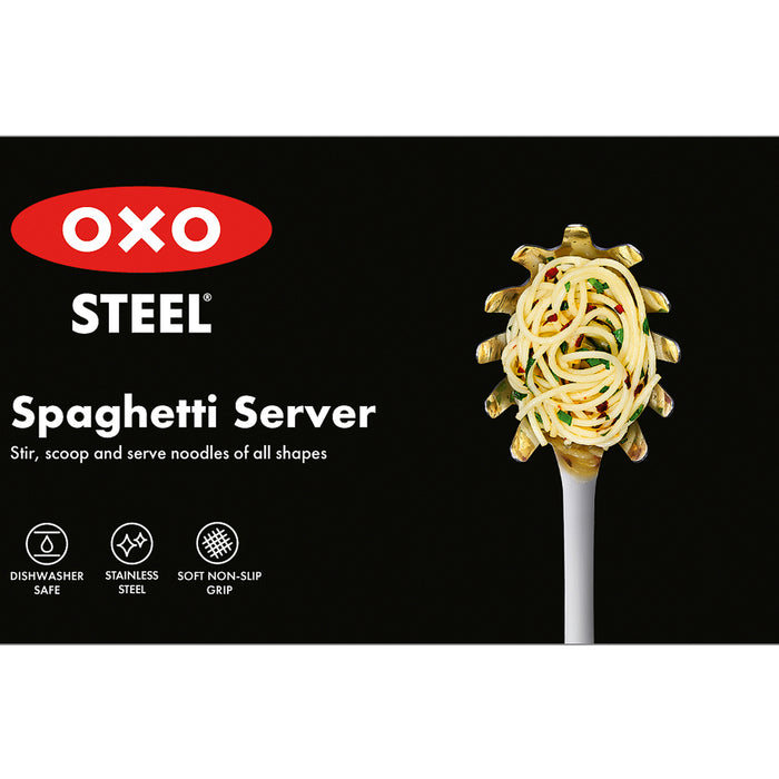 Spaghettilöffel Stahl