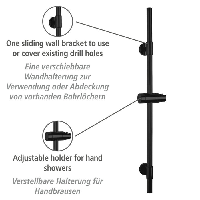 Duschstange Mod. Basic Schwarz