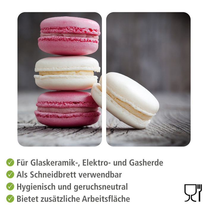 Herdabdeckplatte Universal Macarons 2er Set