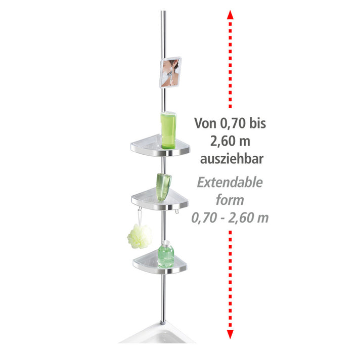 Teleskop Duschecke Premium glänzend