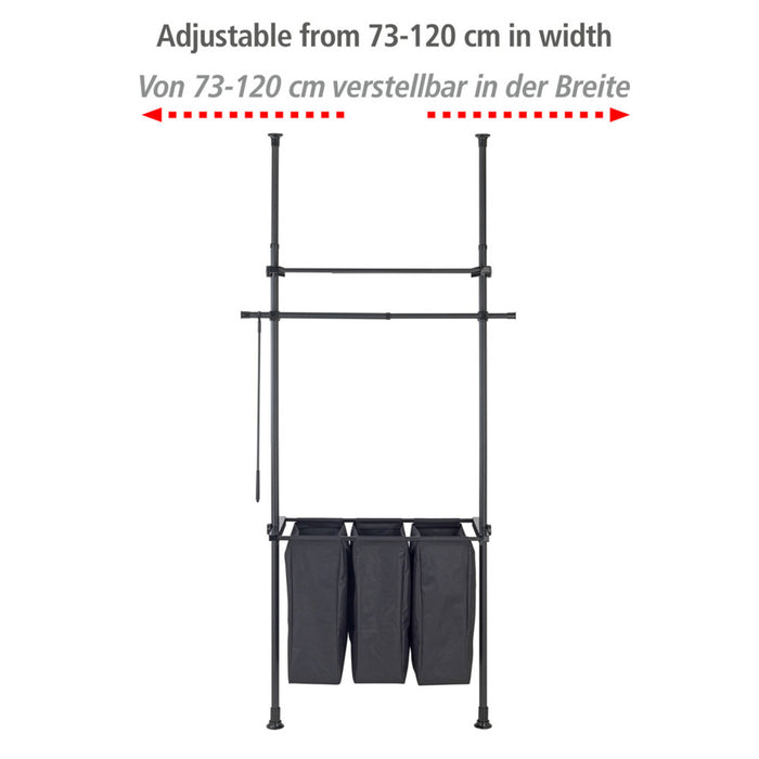 Teleskop-System Herkules Laundry Schwarz