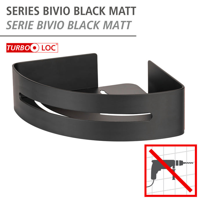 Turbo-Loc® Eckablage Mod. Bivio Black matt