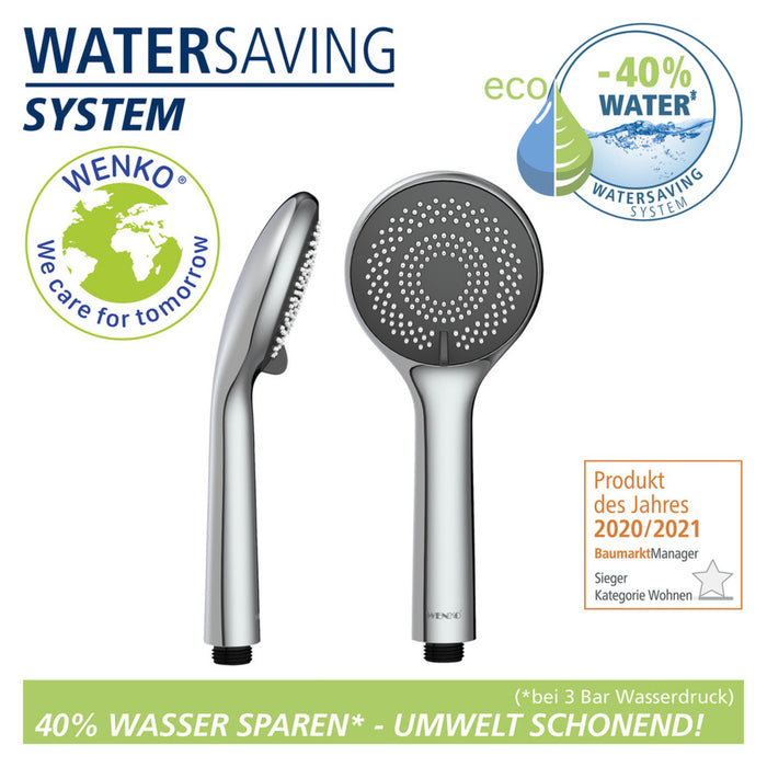 Duschkopf Watersaving Ø 9,5 cm