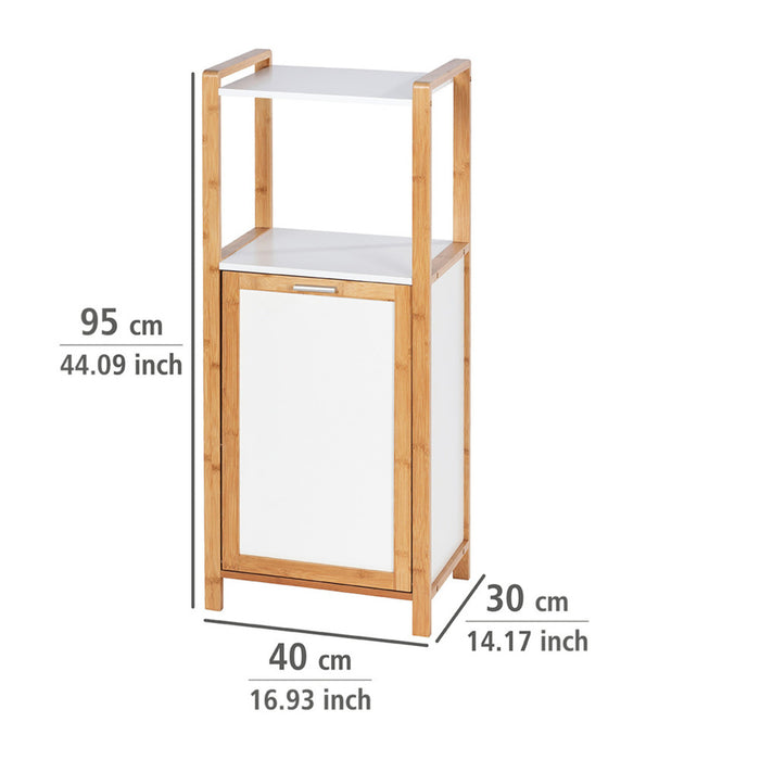Regal Mod. Finja aus Bambus mit Wäschebox