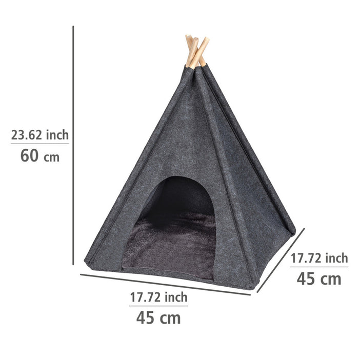 Filz-Tierbett Mod. Tipi Anthrazit