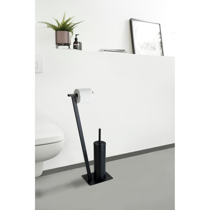 Stand WC-Garnitur Mod. Lirio Schwarz matt