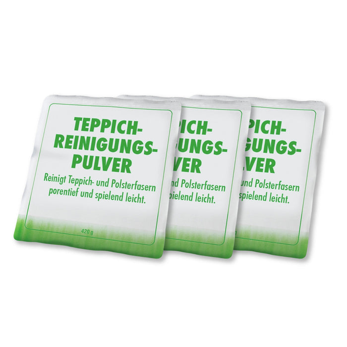 Teppich-Reinigungspulver 3er Set