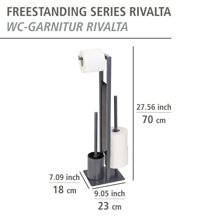 Stand WC-Garnitur Mod. Rivalta Grau