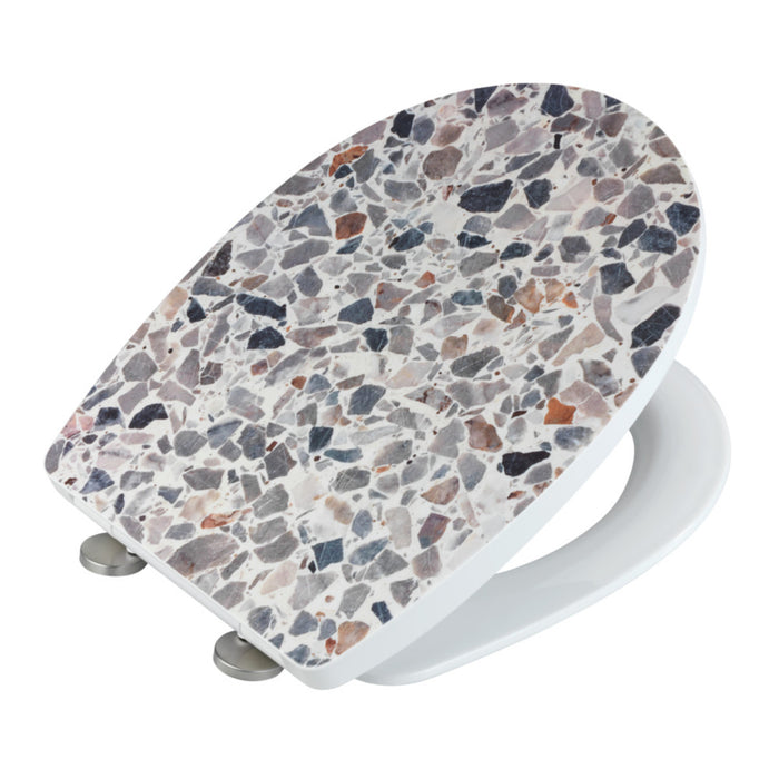 WC-Sitz Terrazzo High Gloss