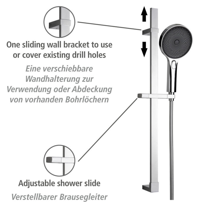 Brauseset Softwater Chrom