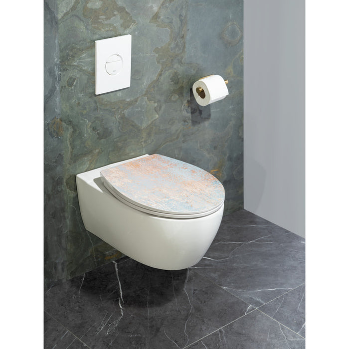 Premium WC-Sitz Mod. Agate mit Relief