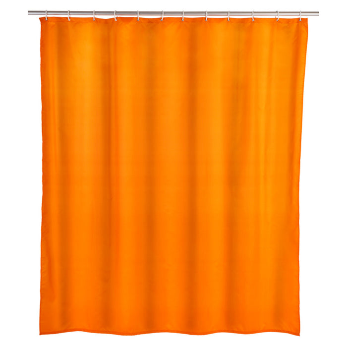 Anti-Schimmel Duschvorhang Uni Orange