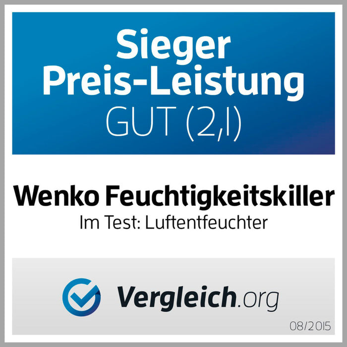 Feuchtigkeitskiller 1 kg mit 1 kg Nachfüller