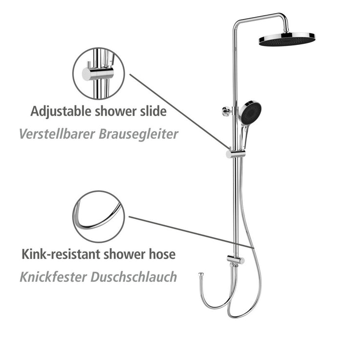 Duschsystem Softwater Chrom