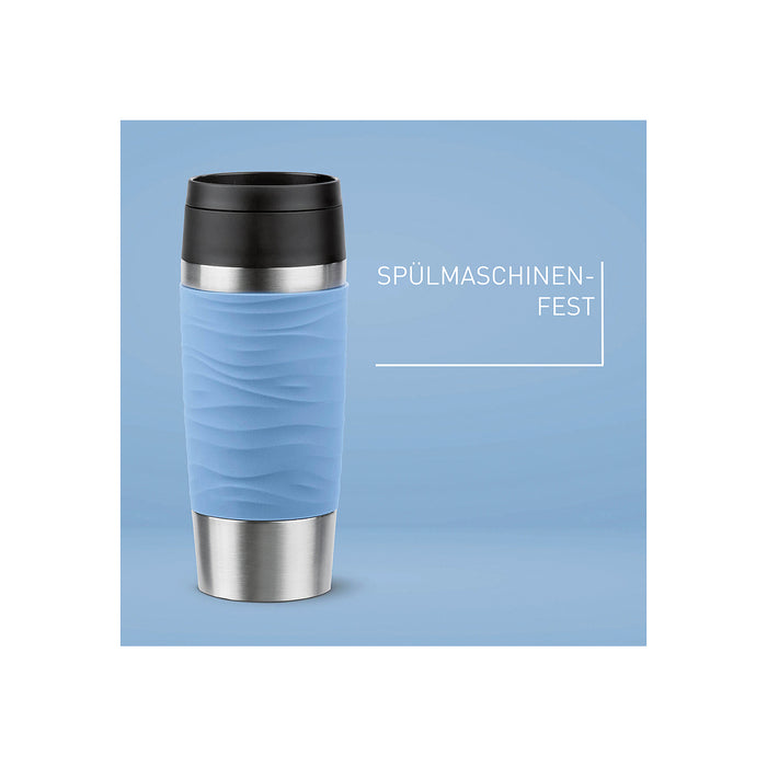 Isolierbecher Travel Mug Wave 0,36l pastellblau