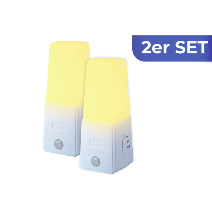 LED Nachtlicht mit Bewegungssensor 2er Set