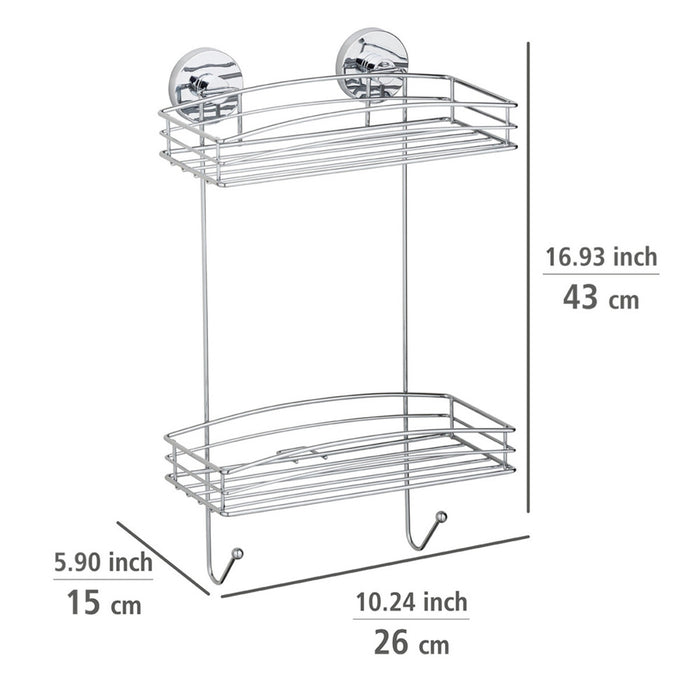 Vacuum-Loc® Wandregal 2 Etagen