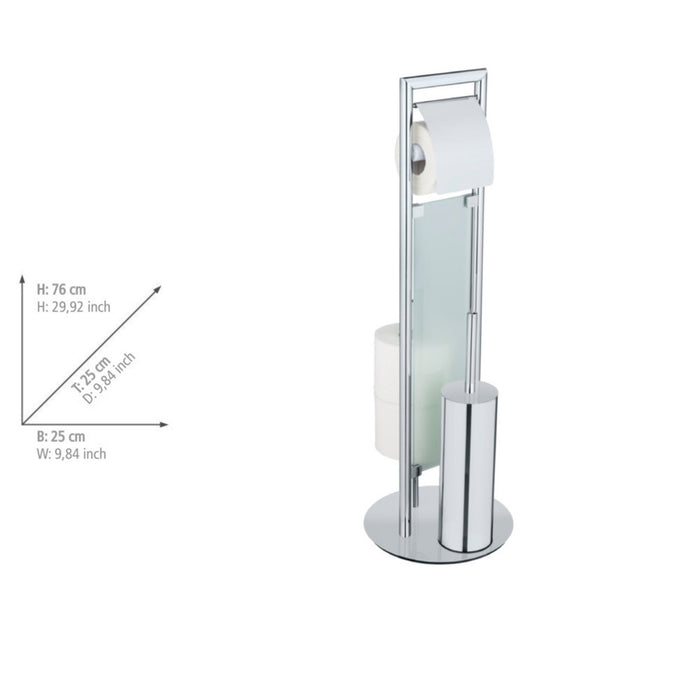 Edelstahl Stand WC Garnitur Mod. Sulmona