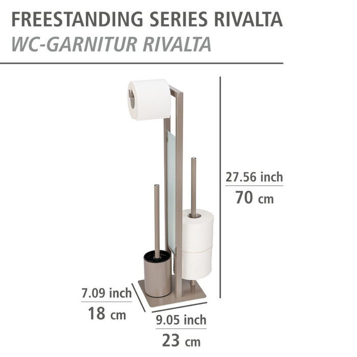 Stand WC-Garnitur Mod. Rivalta Taupe