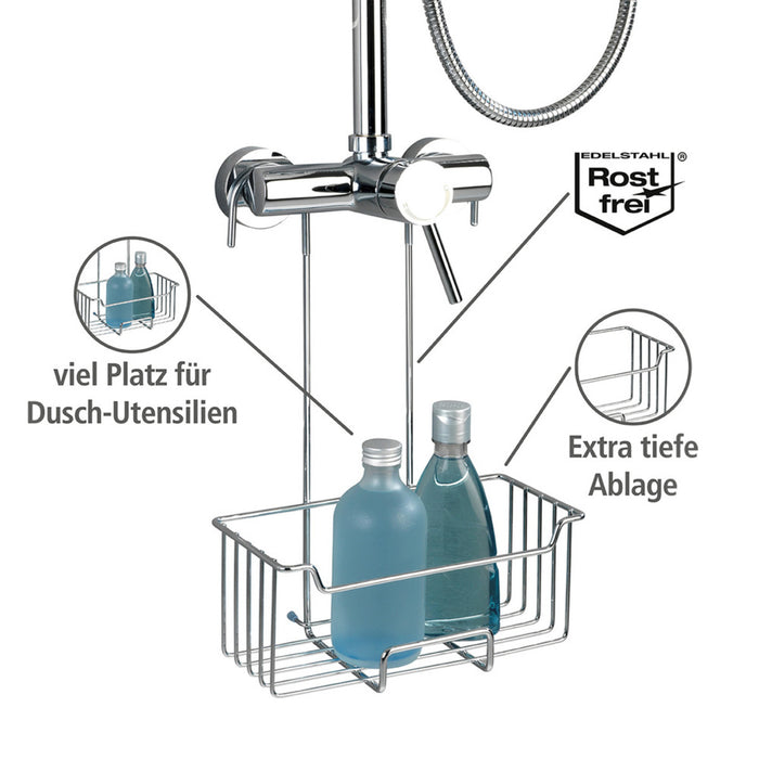 Thermostat-Dusch-Caddy Mod. Milo Edelstahl