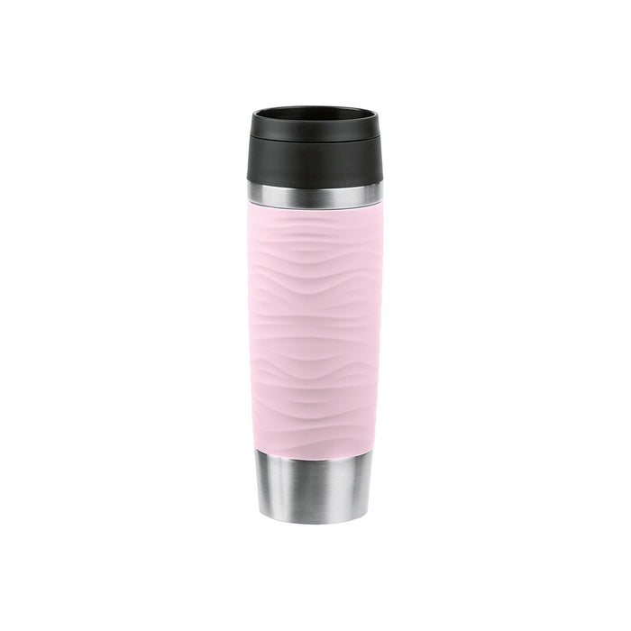 Isolierbecher Travel Mug Waves 0,5l pastellrosa