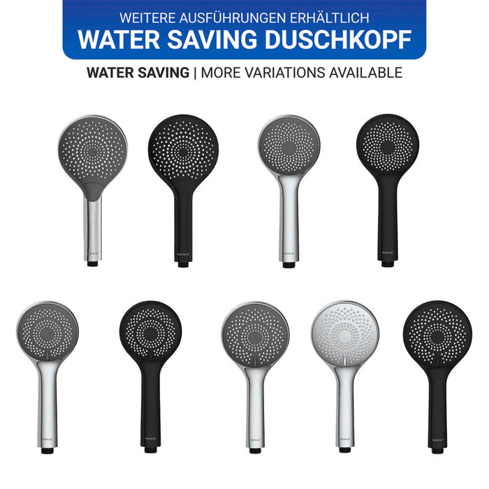 Duschkopf Watersaving Grau Ø 11 cm