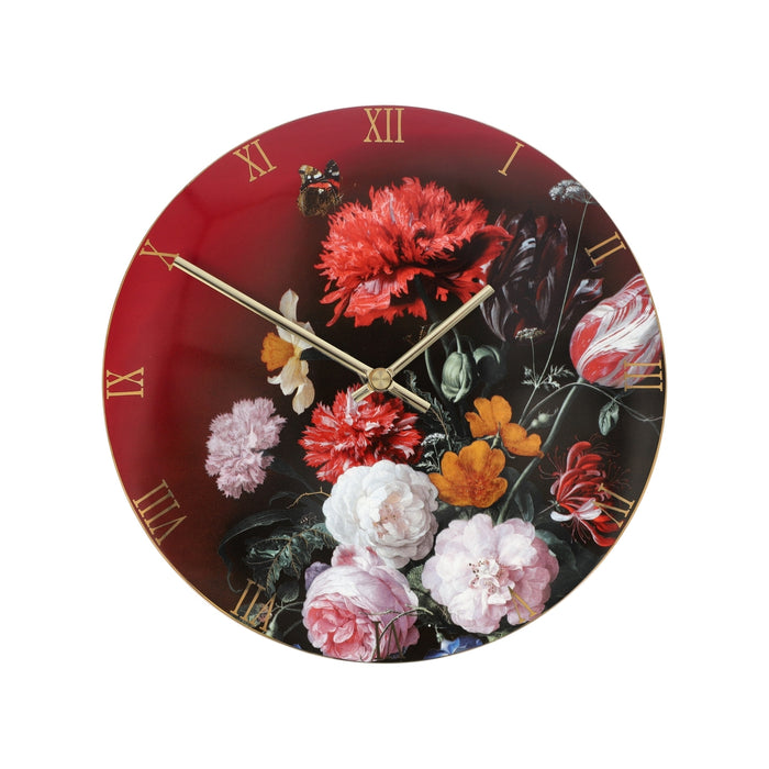 Wanduhr Jan Davidsz de Heem Blumen in Vase