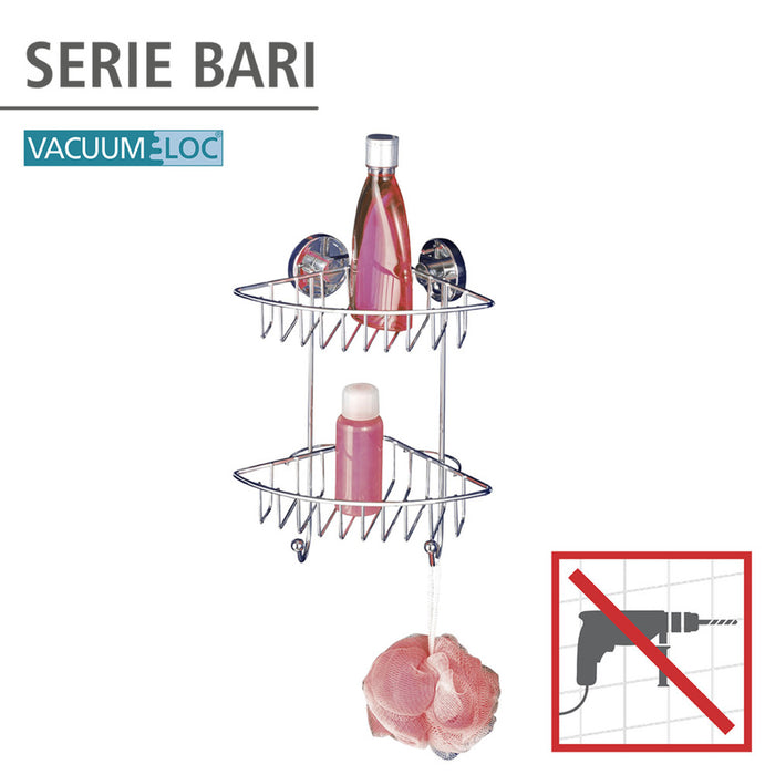 Vacuum-Loc® Eckregal Bari 2 Etagen