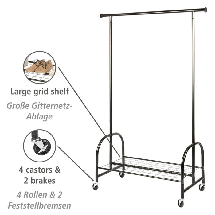 Kleiderständer Profi Schwarz